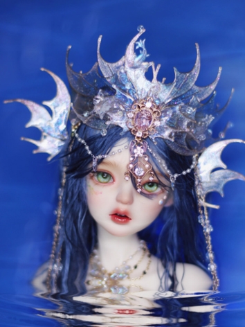 BJD Accessory Mermaid Headwear Earrings Wire Inlay  for SD MSD YOSD Size Ball-jointed Doll