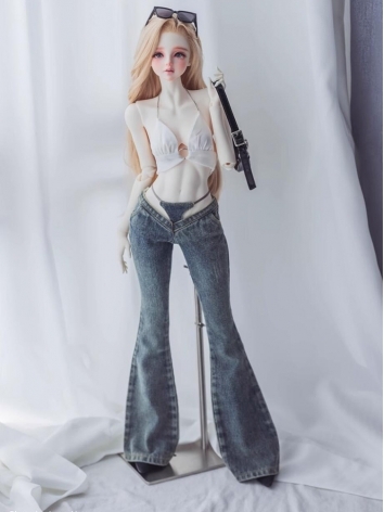 BJD Clothes Girl Bikini Denim Pants for SD16 Ball-jointed Doll