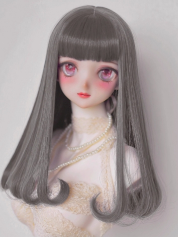 BJD Wig Girl Gray High Temp...