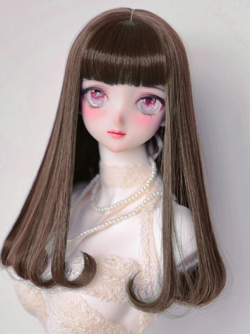 BJD Wig Girl Chocolate High...