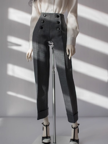 BJD Clothes Female Dark Gray Pants for SD 70cm Size Ball-jointed Doll