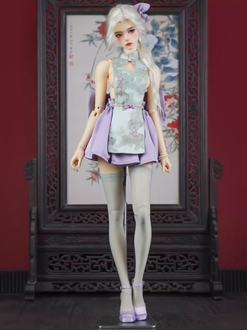 BJD Clothes Female Male Green Purple Skirt Suits for MSD SDGR SD16 FL65 POPO68 70cm Ball-jointed Doll