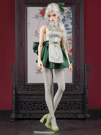 BJD Clothes Female Male Green Skirt Suits for MSD SDGR SD16 FL65 POPO68 70cm Ball-jointed Doll