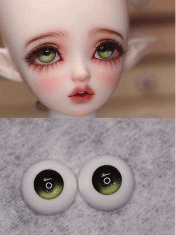 BJD Plaster Eyes A22 Black Green 8mm 10mm 12mm 14mm 16mm 18mm 20mm Eyeballs for Ball-jointed Doll