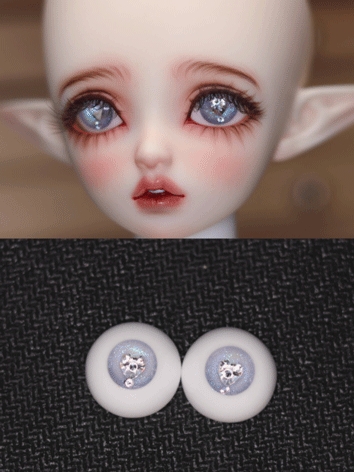 BJD Plaster Eyes A23 Silver 12mm 14mm 16mm 18mm 20mm Eyeballs for Ball-jointed Doll