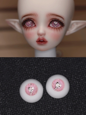 BJD Plaster Eyes A23 Pink 12mm 14mm 16mm 18mm 20mm Eyeballs for Ball-jointed Doll