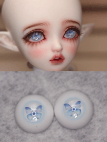 BJD Plaster Eyes A24 Butterfly 12mm 14mm 16mm 18mm 20mm Eyeballs for Ball-jointed Doll