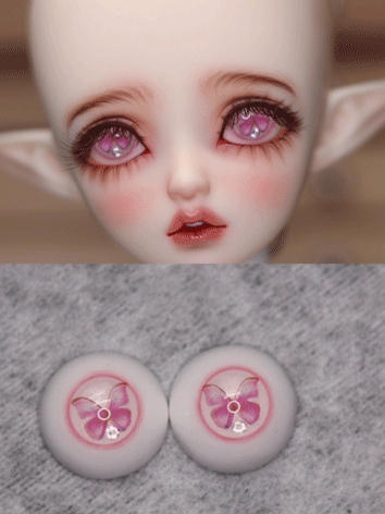 BJD Plaster Eyes A24 Butterfly 12mm 14mm 16mm 18mm 20mm Eyeballs for Ball-jointed Doll