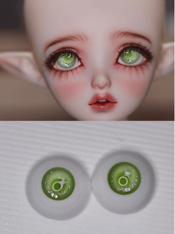 BJD Plaster Green Eyes A26 8mm 10mm 12mm 14mm 16mm 18mm 20mm Eyeballs for Ball-jointed Doll