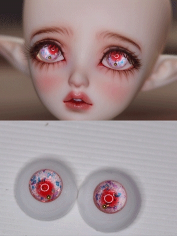 BJD Plaster Red Eyes A29 8mm 10mm 12mm 14mm 16mm 18mm 20mm Eyeballs for Ball-jointed Doll