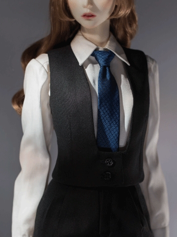 BJD Clothes Female Black Low Cut Vest for SD 70cm Size Ball-jointed Doll