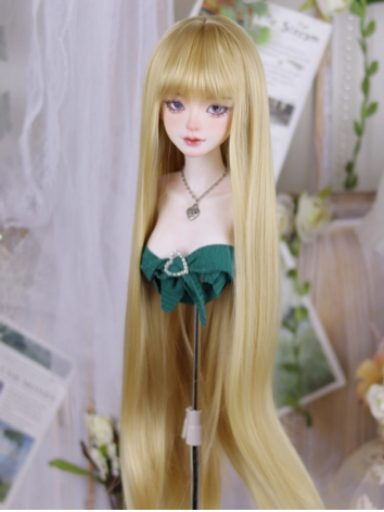 BJD Female Gold Basic Wig L...