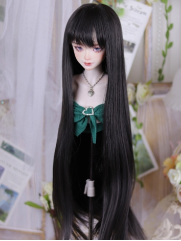 BJD Female Black Basic Wig ...