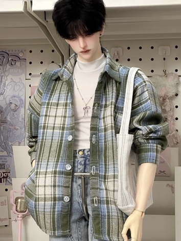 BJD Clothes Boy Gray Green ...