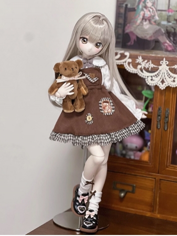 BJD Clothes Girl Caramel Da...