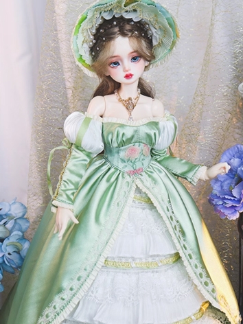 BJD Clothes Girl Green Cour...