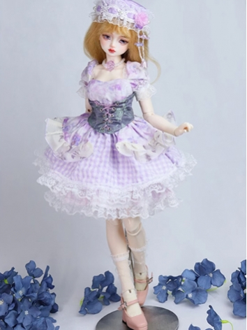 BJD Clothes Girl Purple Exotica Dress Suits for MSD Size Ball-jointed Doll