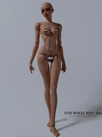 BJD Female Star Muscle Body - Slim 63cm Ball-jointed Doll