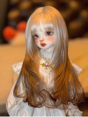 BJD Female Wig Mohair Straight Hair for YOSD MSD SD Size Ball Jointed Doll