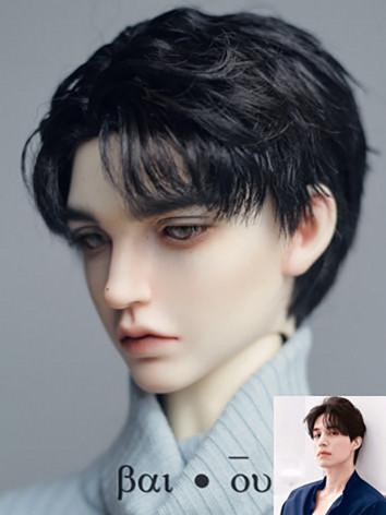 BJD Male Black Short Style ...