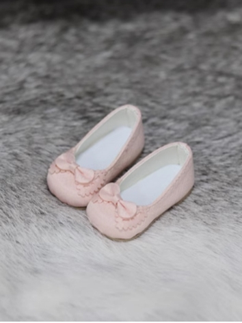 BJD Shoes Girl Beige Pink P...