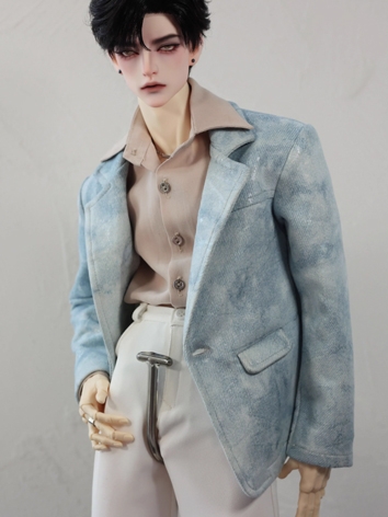 BJD Clothes Boy Blue Coat A...