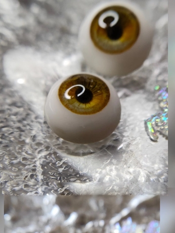 BJD Plaster Yellow Eyes 8mm 10mm 12mm 14m 16mm 18mm Eyeballs for Ball-jointed Doll