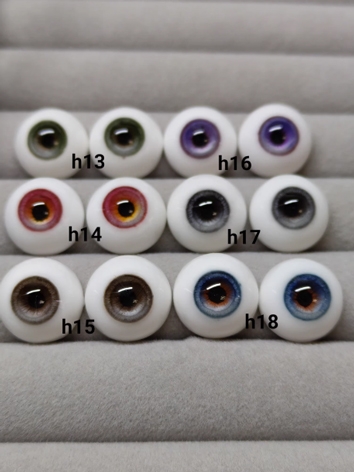 BJD Plaster Real Person Style Eyes 8mm 10mm 12mm 14m 16mm 18mm Eyeballs for Ball-jointed Doll