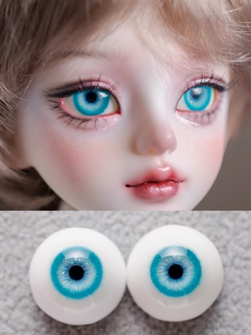 BJD Plaster Blue Eyes A1 10mm 12mm 14m 16mm 18mm Eyeballs for Ball-jointed Doll