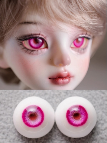 BJD Plaster Pink Eyes A11 10mm 12mm 14m 16mm 18mm Eyeballs for Ball-jointed Doll