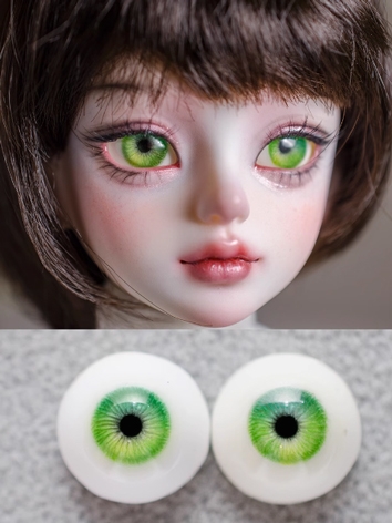 BJD Plaster Green Eyes A13 10mm 12mm 14m 16mm 18mm Eyeballs for Ball-jointed Doll