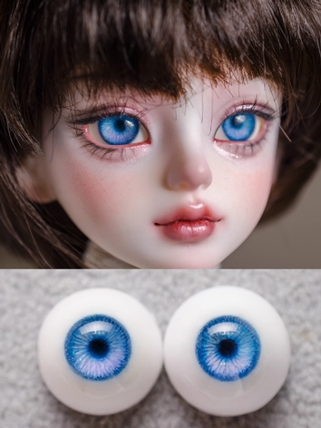 BJD Plaster Blue Eyes A17 10mm 12mm 14m 16mm 18mm Eyeballs for Ball-jointed Doll