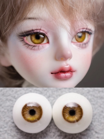 BJD Plaster Brown Eyes [B1] 10mm 12mm 14m 16mm 18mm Eyeballs for Ball-jointed Doll