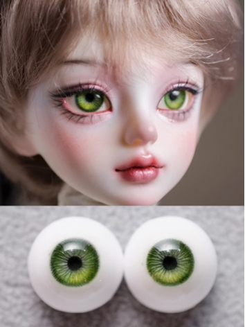 BJD Plaster Green Eyes [B4] 10mm 12mm 14m 16mm 18mm Eyeballs for Ball-jointed Doll