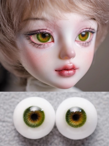 BJD Plaster Green Eyes [B5] 10mm 12mm 14m 16mm 18mm Eyeballs for Ball-jointed Doll