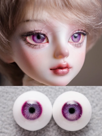 BJD Plaster Purple Eyes [B9] 10mm 12mm 14m 16mm 18mm Eyeballs for Ball-jointed Doll