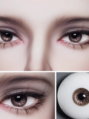 BJD Plaster Resin Brown Eyes 10mm 12mm 14mm 16mm 18mm Eyeballs for Ball-jointed Doll