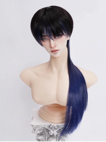 BJD Wig Boy Long Wolf Tail ...