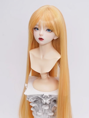 BJD Wig Girl Dark Gold High...