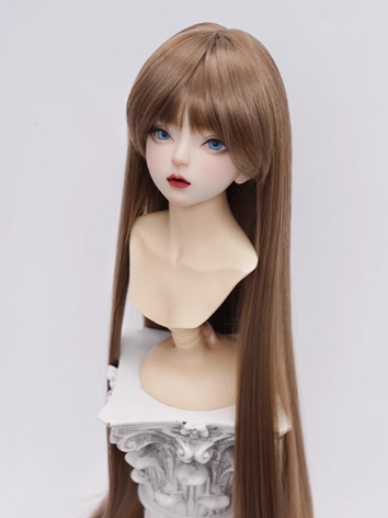 BJD Wig Girl Light Brown Hi...