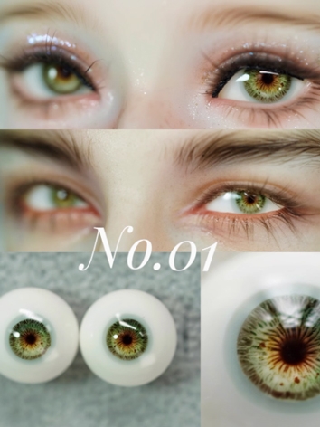 BJD Resin Eyes 12mm 14mm 16mm 18mm Eyeballs for Ball-jointed Doll