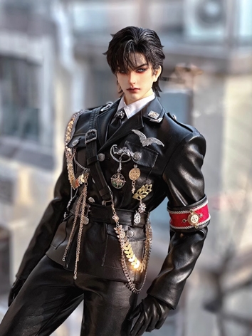 BJD Clothes Male Military U...