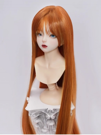 BJD Wig Girl Carrot High Te...