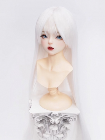 BJD Wig Girl White High Tem...