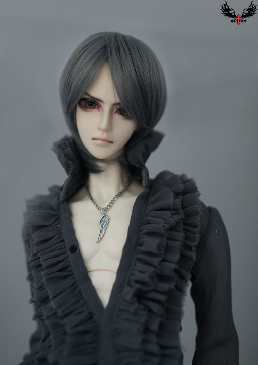 Bjd Clothes Boy Grey Gothic Shirt for SD/70cm/75cm size Ball-jointed ...