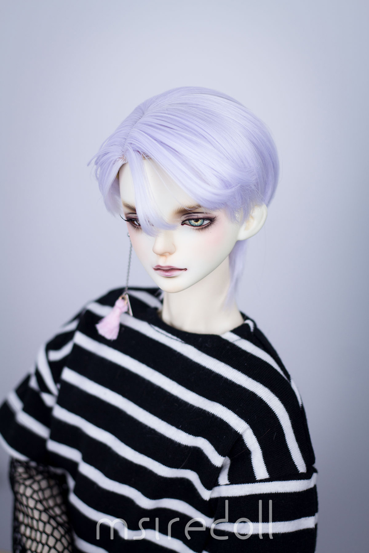 BJD Wig Boy Purple Short Hair Wig for SD Size Ball-jointed Doll_WIG ...